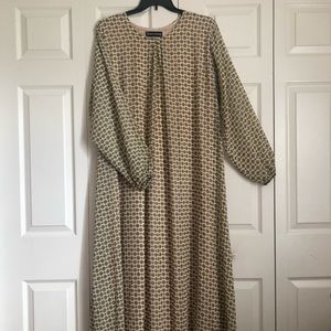 Patterned A-Line Dress